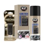 Sada pro dezinfekci klimatizace a provonění interiéru, K2