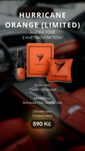 Prémiový parfém do auta, HURRICANE ORANGE - Obrázek 2