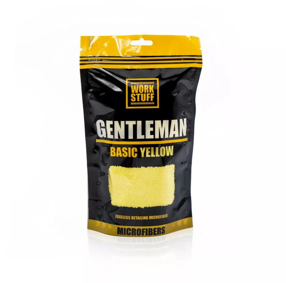 1000 Mikrovláknová utěrka Work Stuff Gentleman Basic Yellow - Obrázek 1