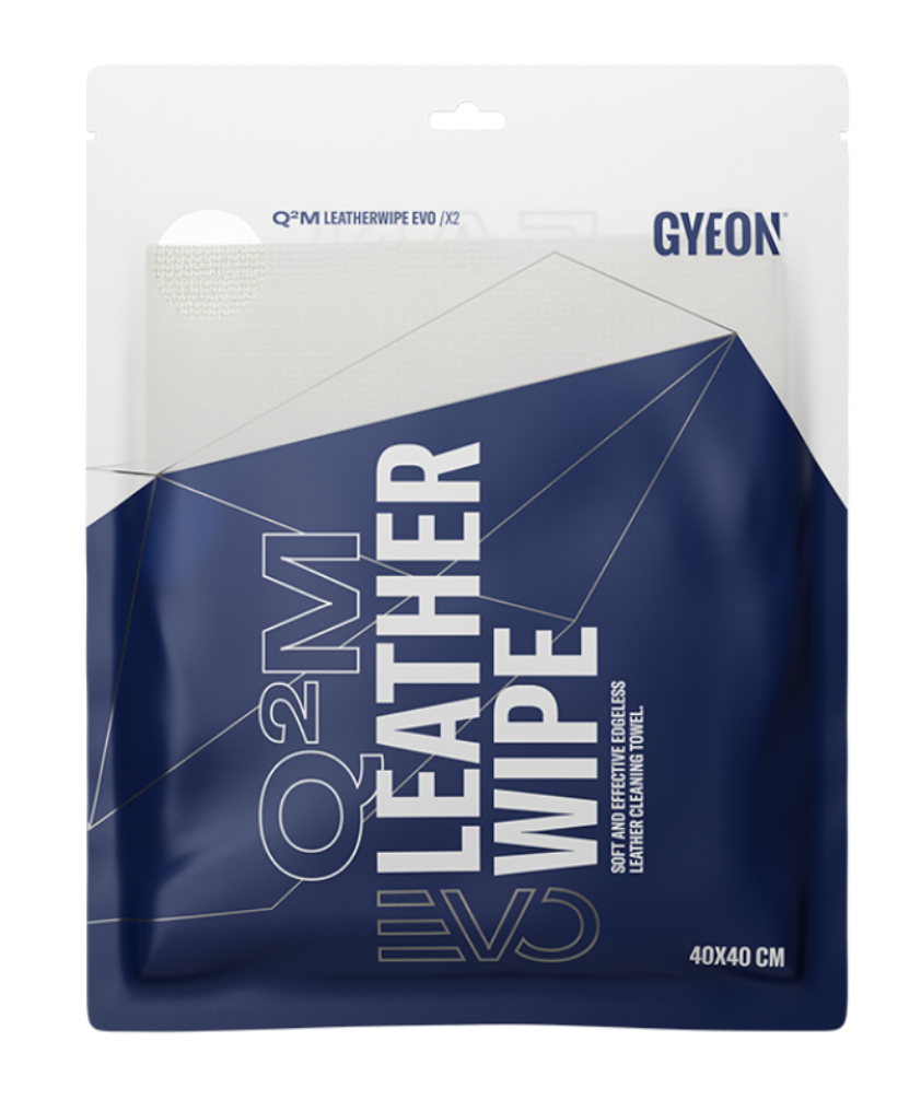 52_7 Mikrovláknové utěrky na kůži Gyeon Q2M LeatherWipe EVO 2-Pack (40 x 40 cm) - Obrázek 1
